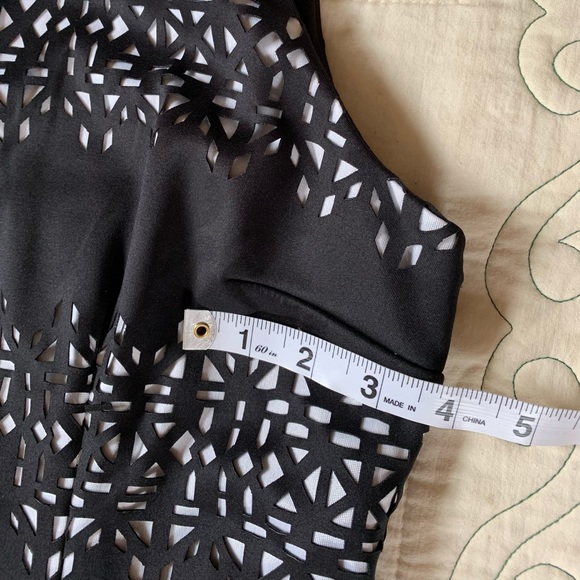 WHBM sleeveless LBD with laser cut details size 10 - Picture 16 of 16